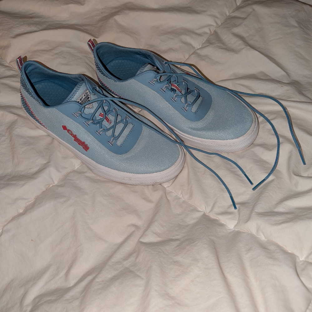Columbia Light Blue Sneakers